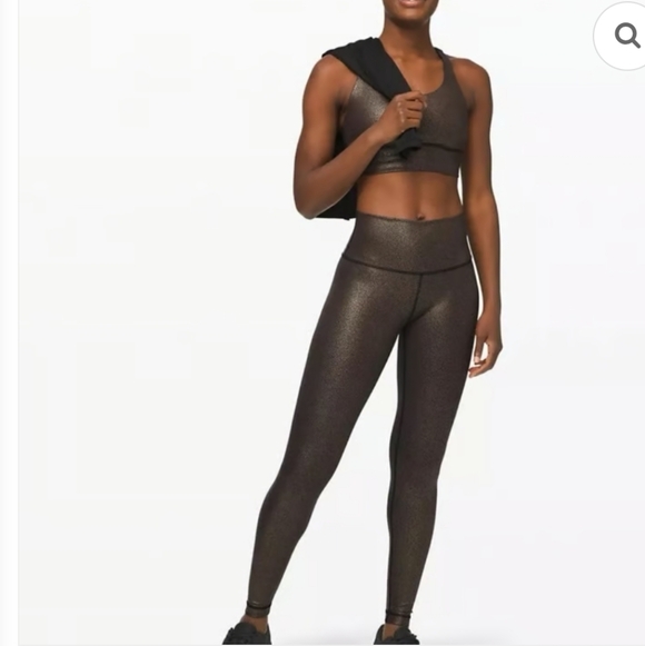 Lululemon Wunder Under High-Rise leggings in the Luminosity Foil Print